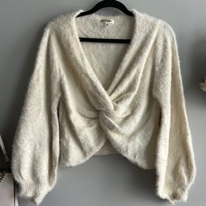 Boutique find, super soft wrap sweater